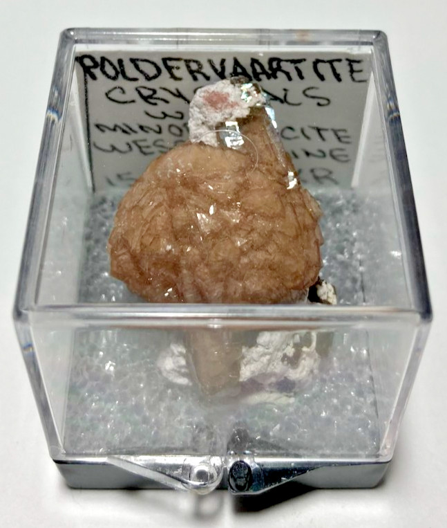 Exquisite VERY Rare Poldervaartite (Olmiite variety) & minor Calcite. S.A.