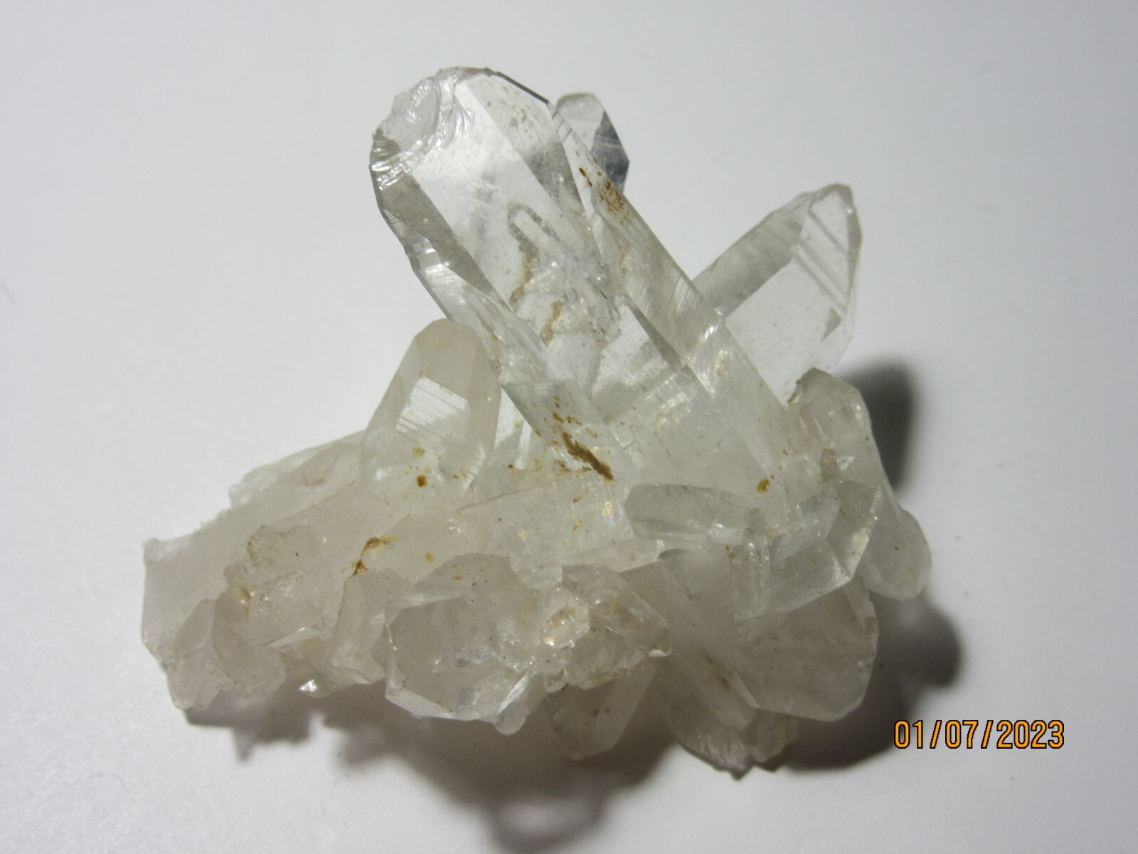 Arkansas Natural Quartz Crystal 2 3/8″ Cluster Collectible Reiki MIAQC-1