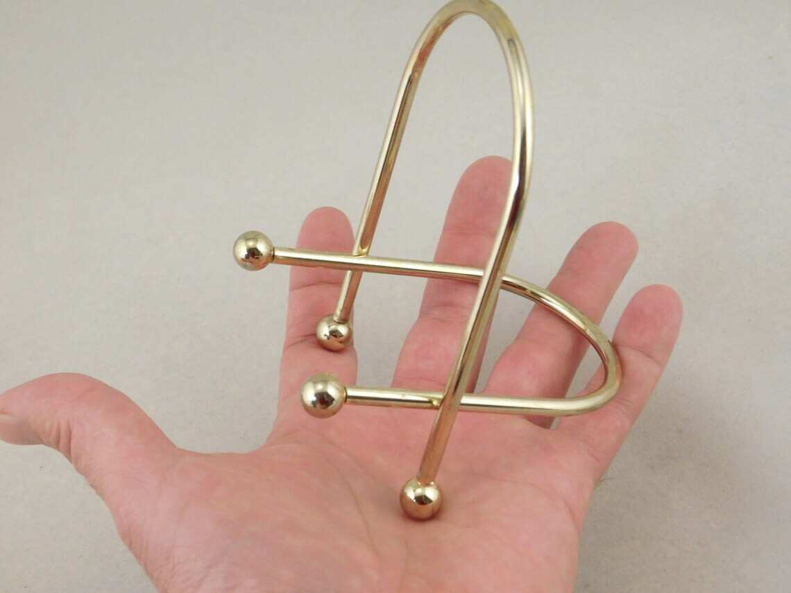 Easel Display Stand Medium Size Metal Gold/Brass Color