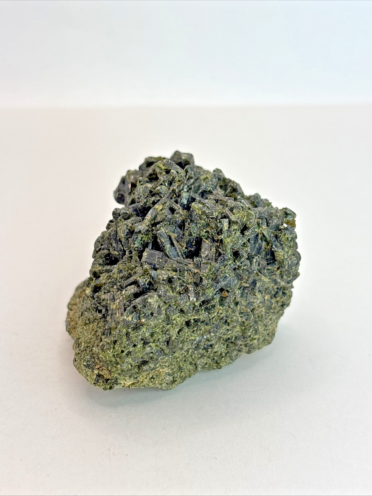 Beautiful Green Epidote Crystal Specimen 170 Grams