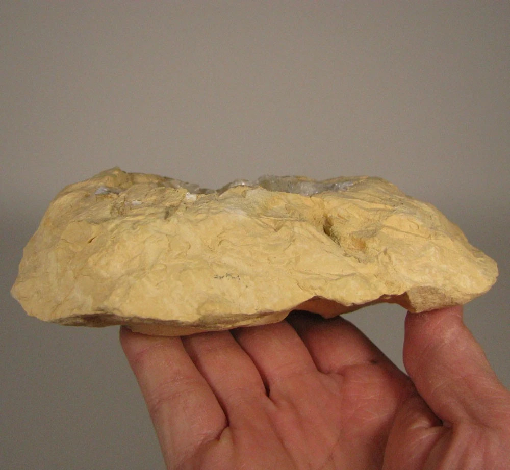 5.9″ CALCITE GEODE Crystals Cluster – Morocco – 1.5 lbs.