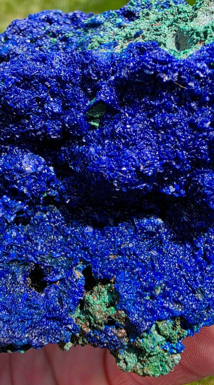 💙💚 High-Grade Azurite with Malachite — Touissit, Morocco 💚💙 1.5lbs