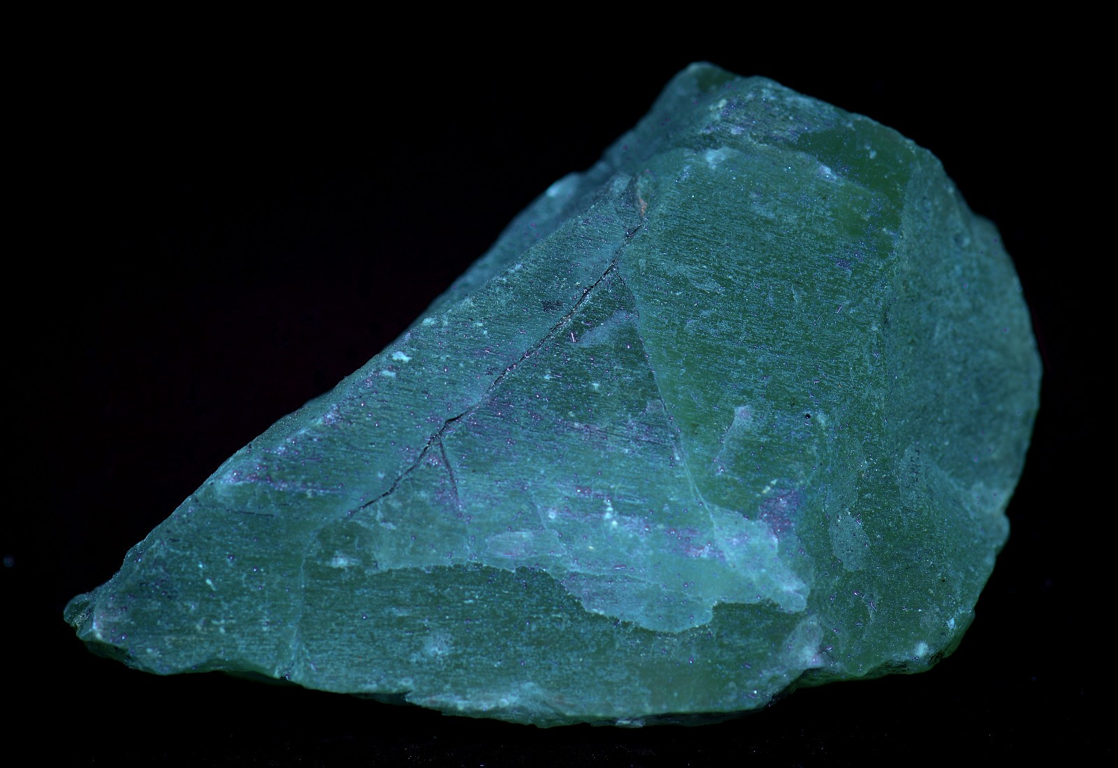 Witherite crystal, very rare, fluorescent. Anglezarke Mines, England. 173 grams.
