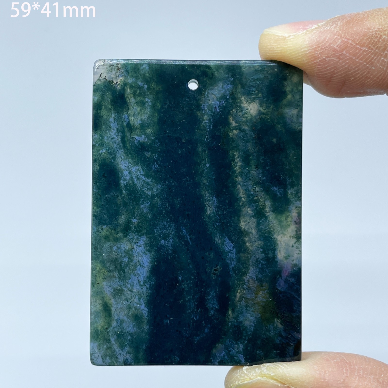Natural Moss Agate Polished Quartz Crystal Healing Gemstone Home Decoration