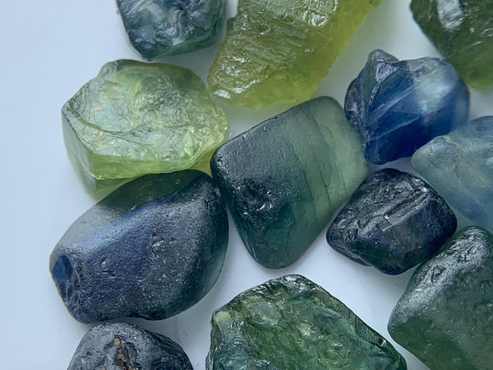25.50Crt Amazing Facet Grade Teal Sapphire Rough lot @Madagascar