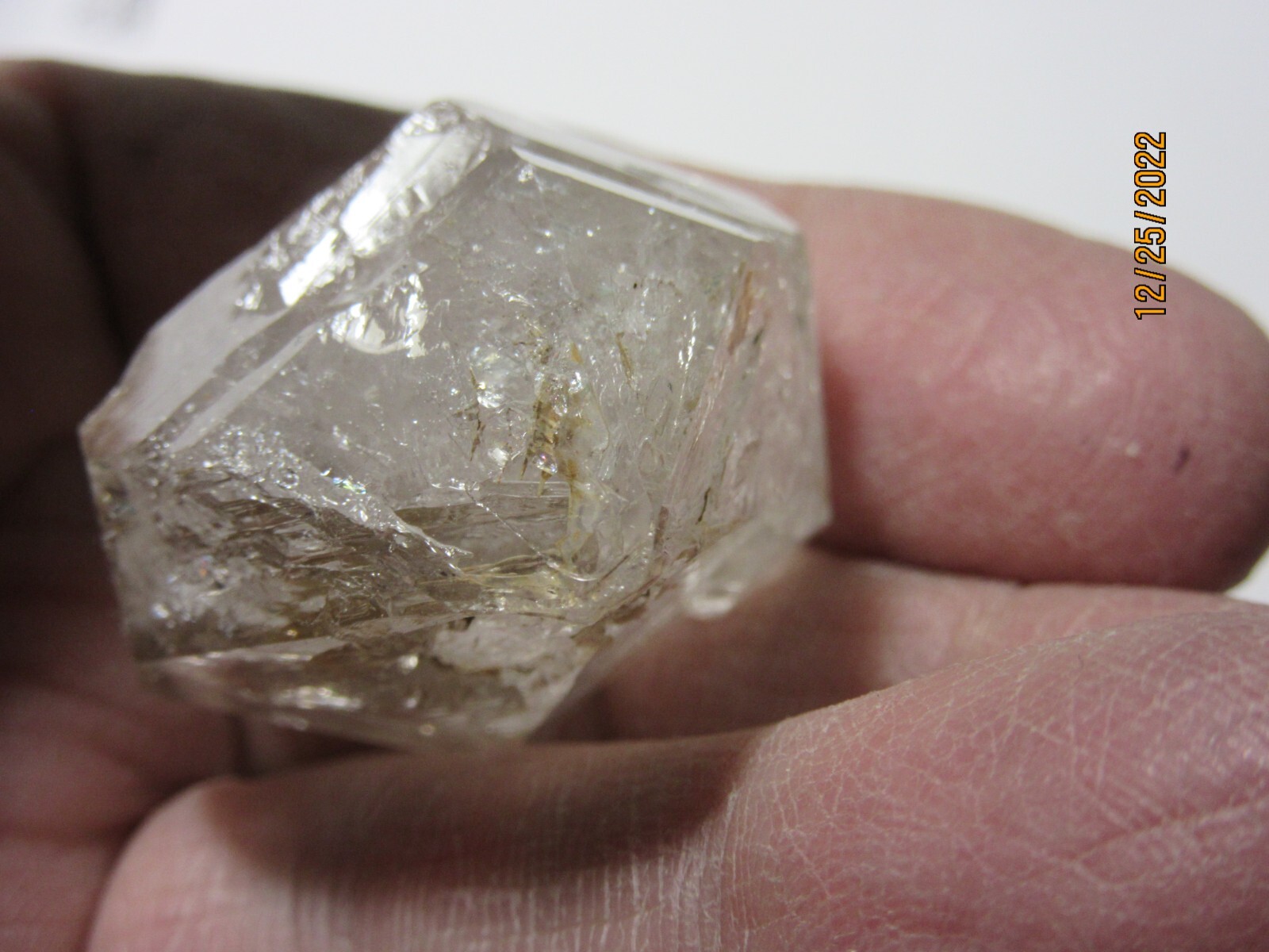 Natural Herkimer Diamond Quartz 1 5/8″ Crystal Herkimer, NY Reiki NHDQC-2