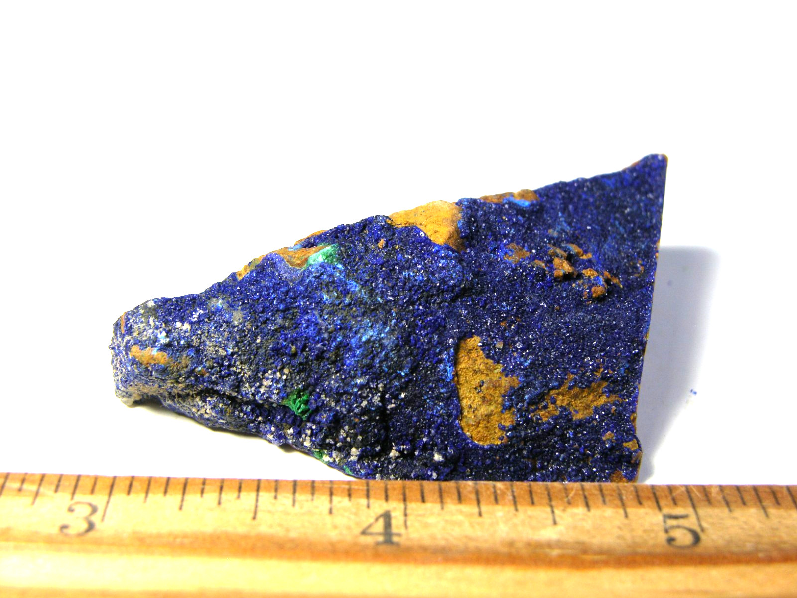 Azurite malachite crstal on matrix specimen 2x 1 1/2″ az36