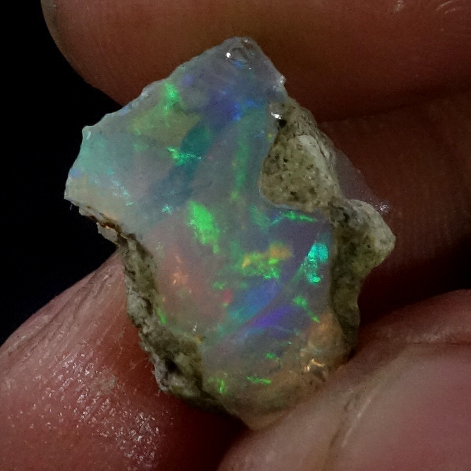 Natural A+ Ethiopian Dry Opal Loose Gemstone – Perfect for Jewelry & Collectors