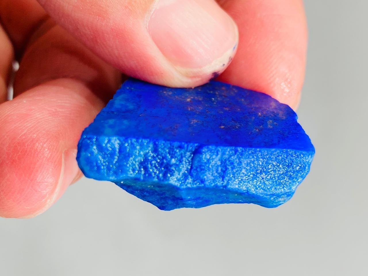 Lapis lazuli rough stone Royal blue raw natural stone top quality AAA E42