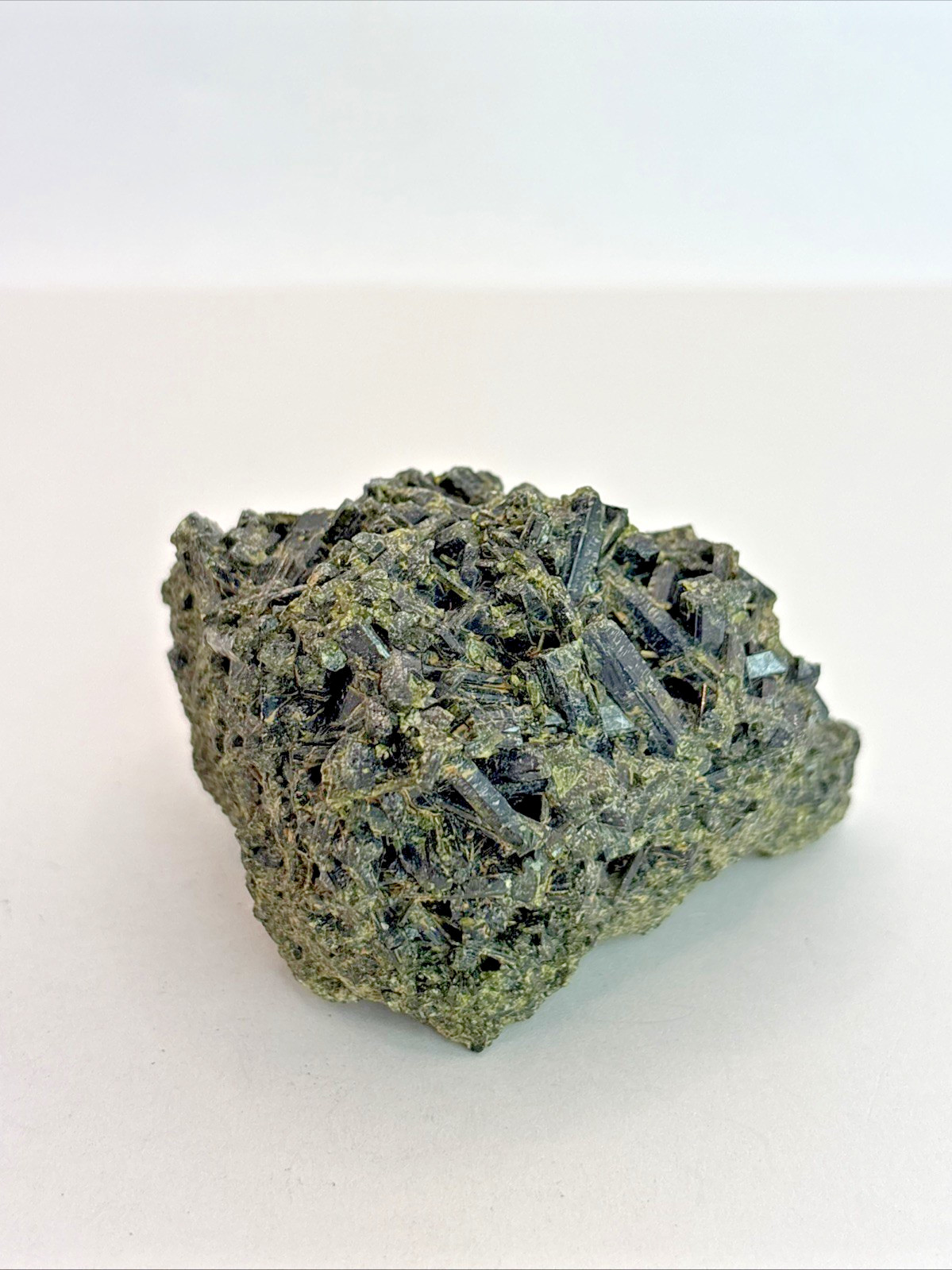 Beautiful Green Epidote Crystal Specimen 170 Grams