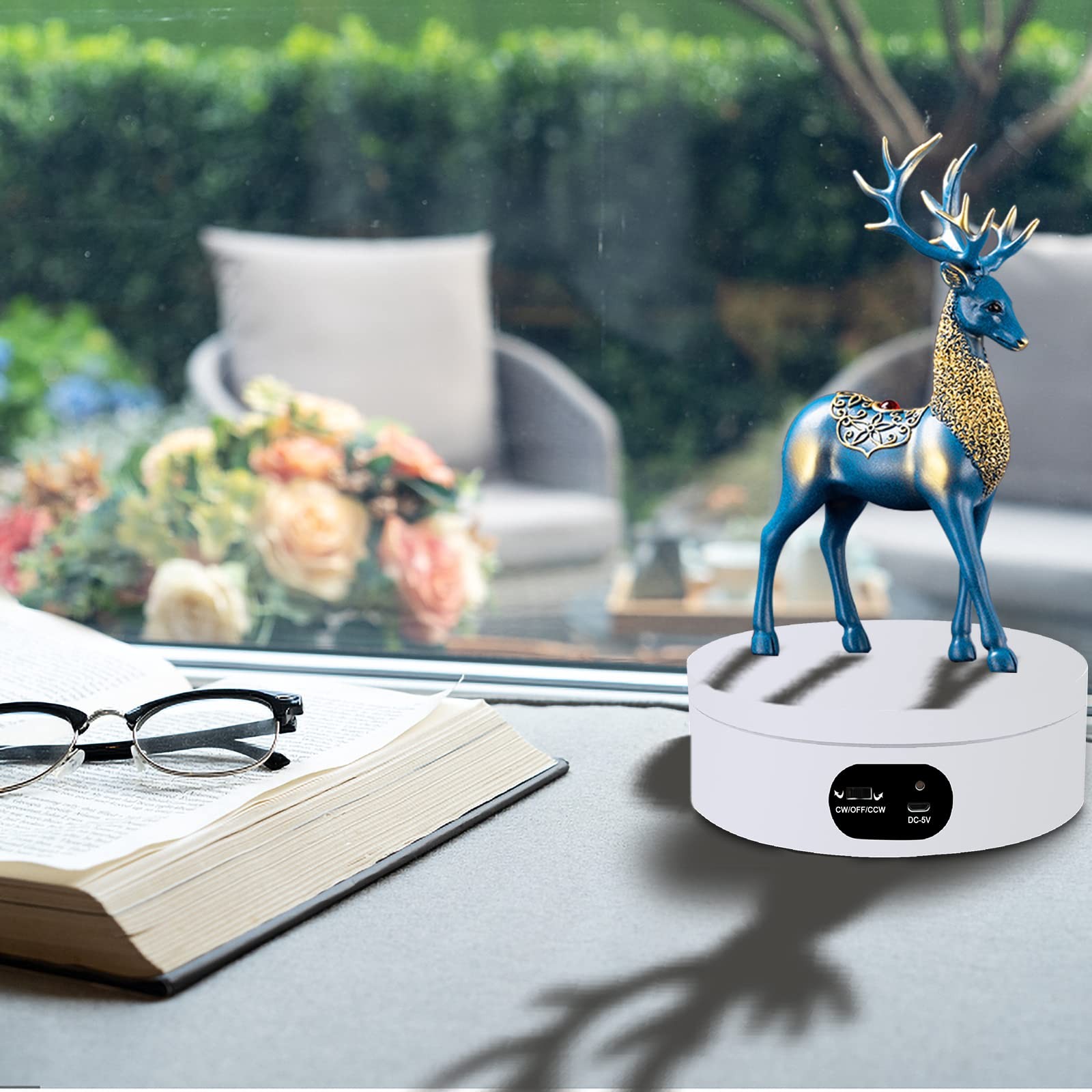 Motorized Rotating Display Stand 360 Degree Automatic Turntable for Photography