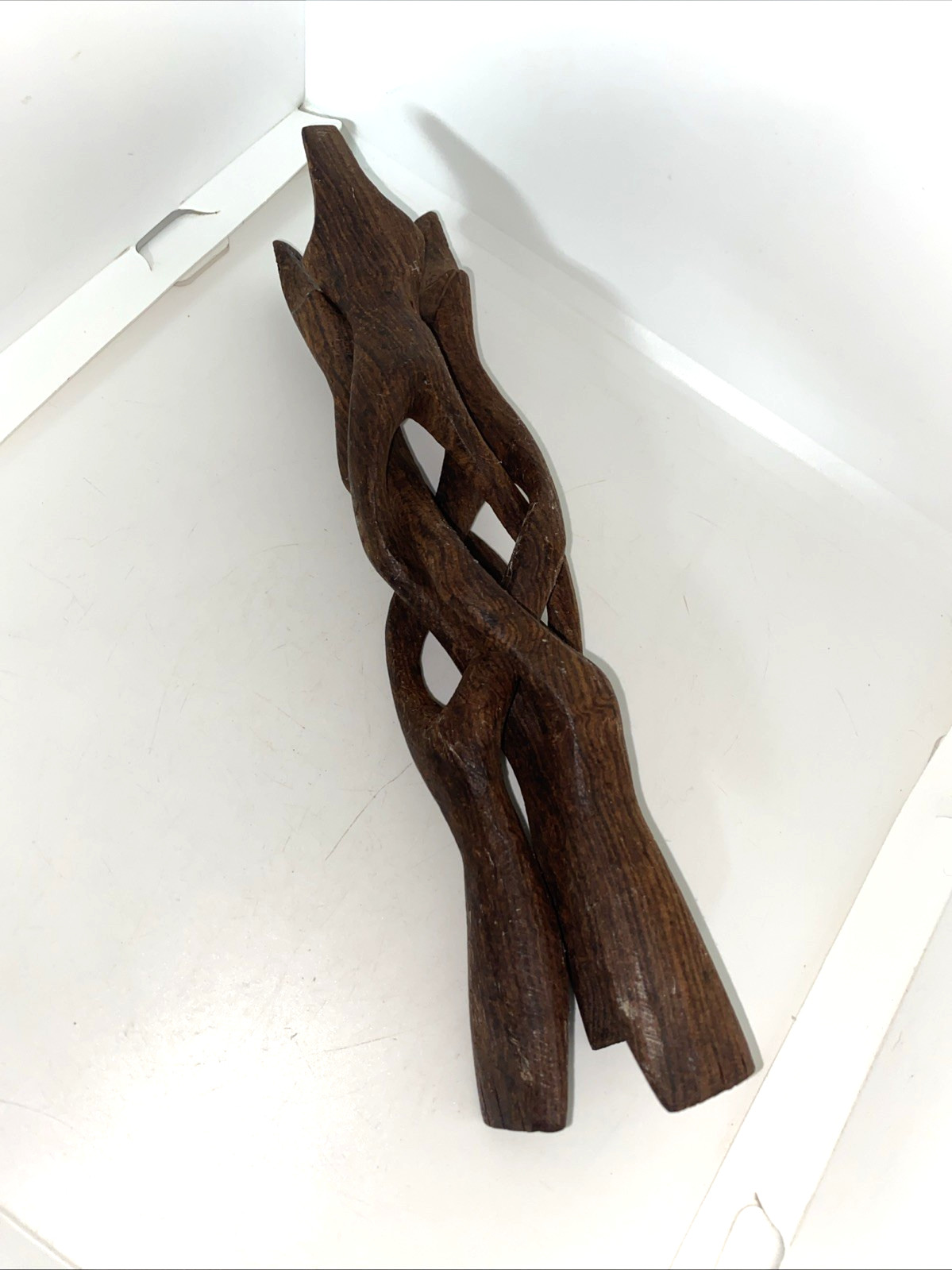 Crystal Display Stand Wooden Cobra Stand 6 Inches Hand Carved Design