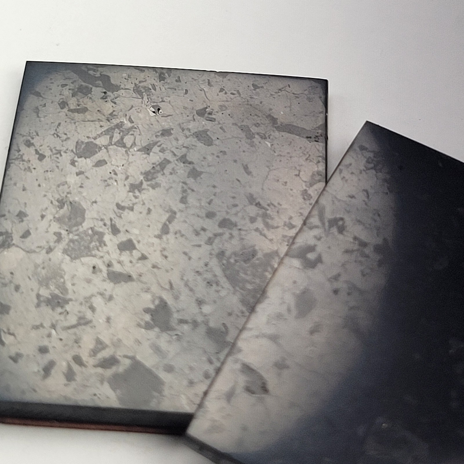 Shungite Stone EMF Protection Phone Sticker 30×40 mm Polished Style_A / 1 pk