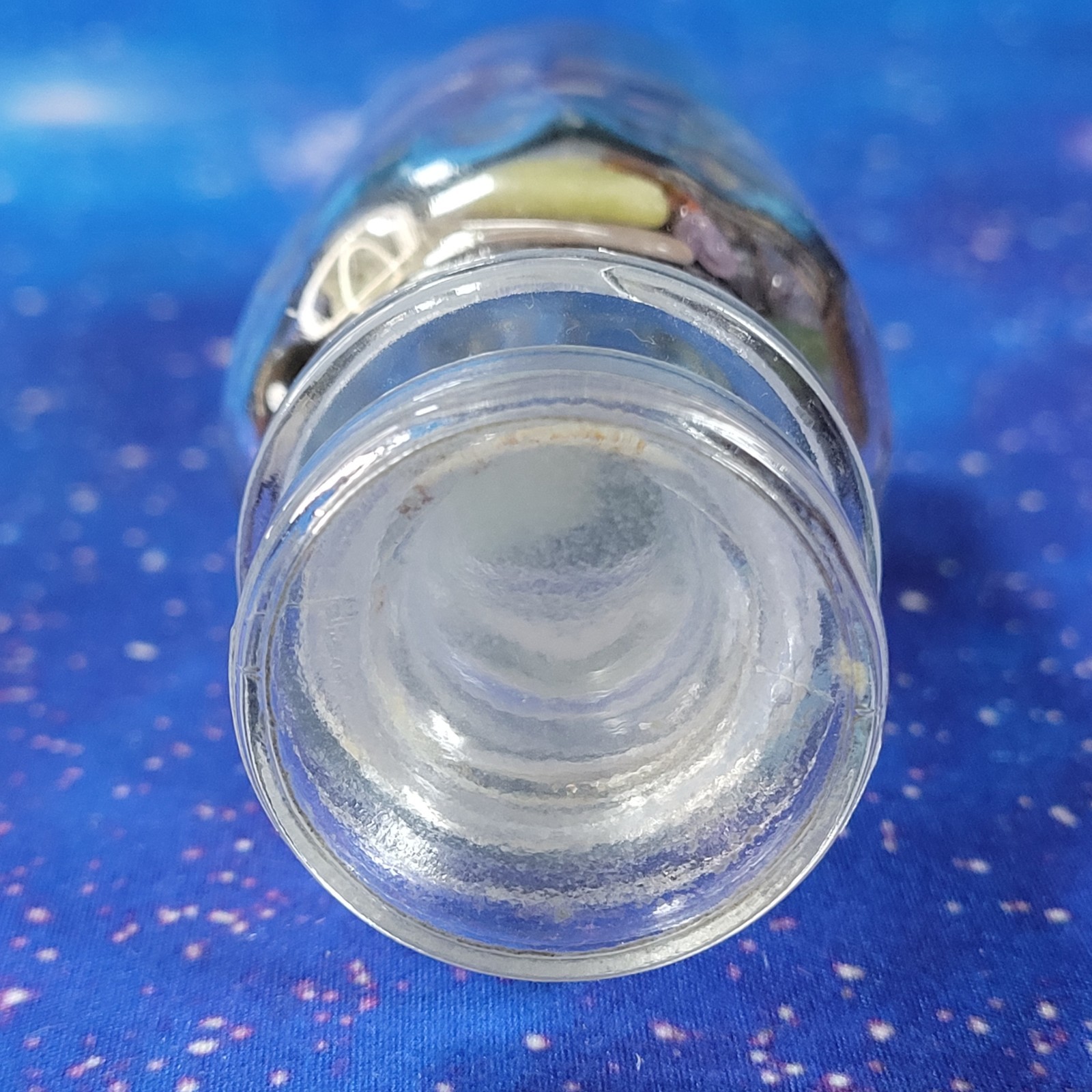 4oz Mixed Crystal Tumbles/Chips in Apothecary Vintage Glass Jar Wagner Spice