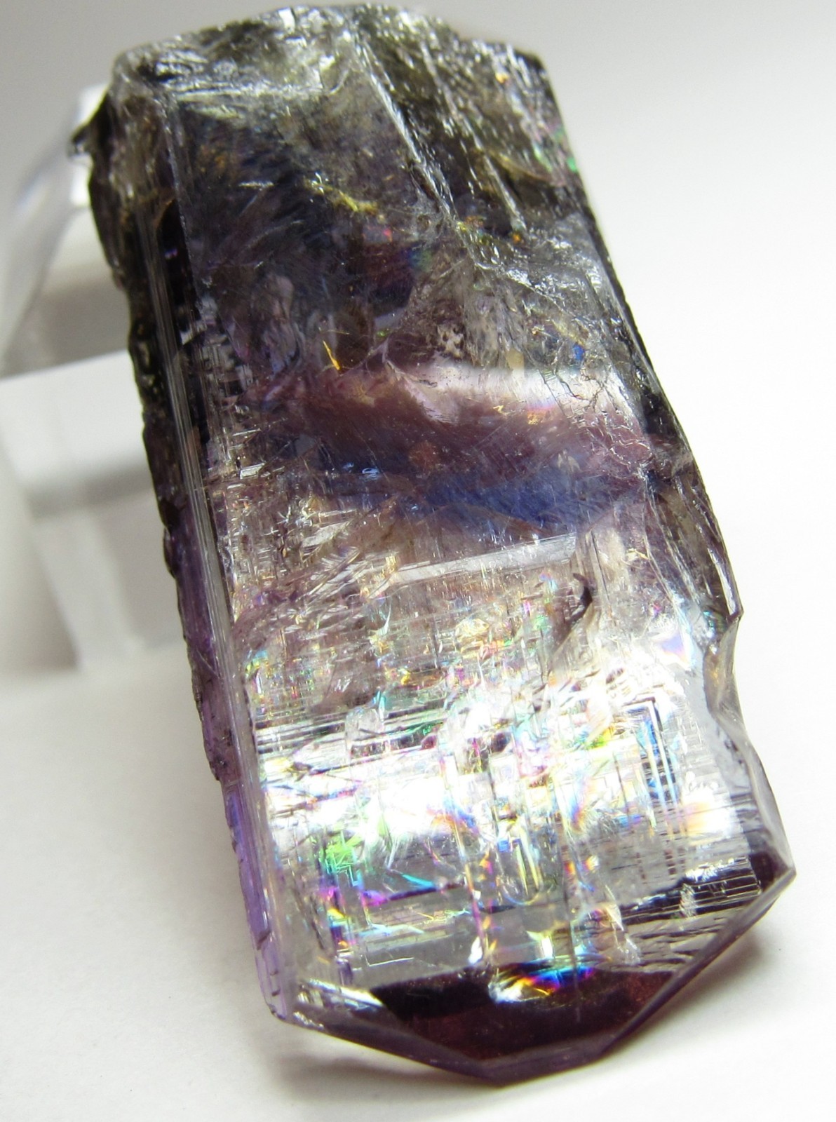 ENTICING ULTRA RARE UNHEATED IRIDESCENT FANCY COLOR GEM TANZANITE!!!! TANZANIA