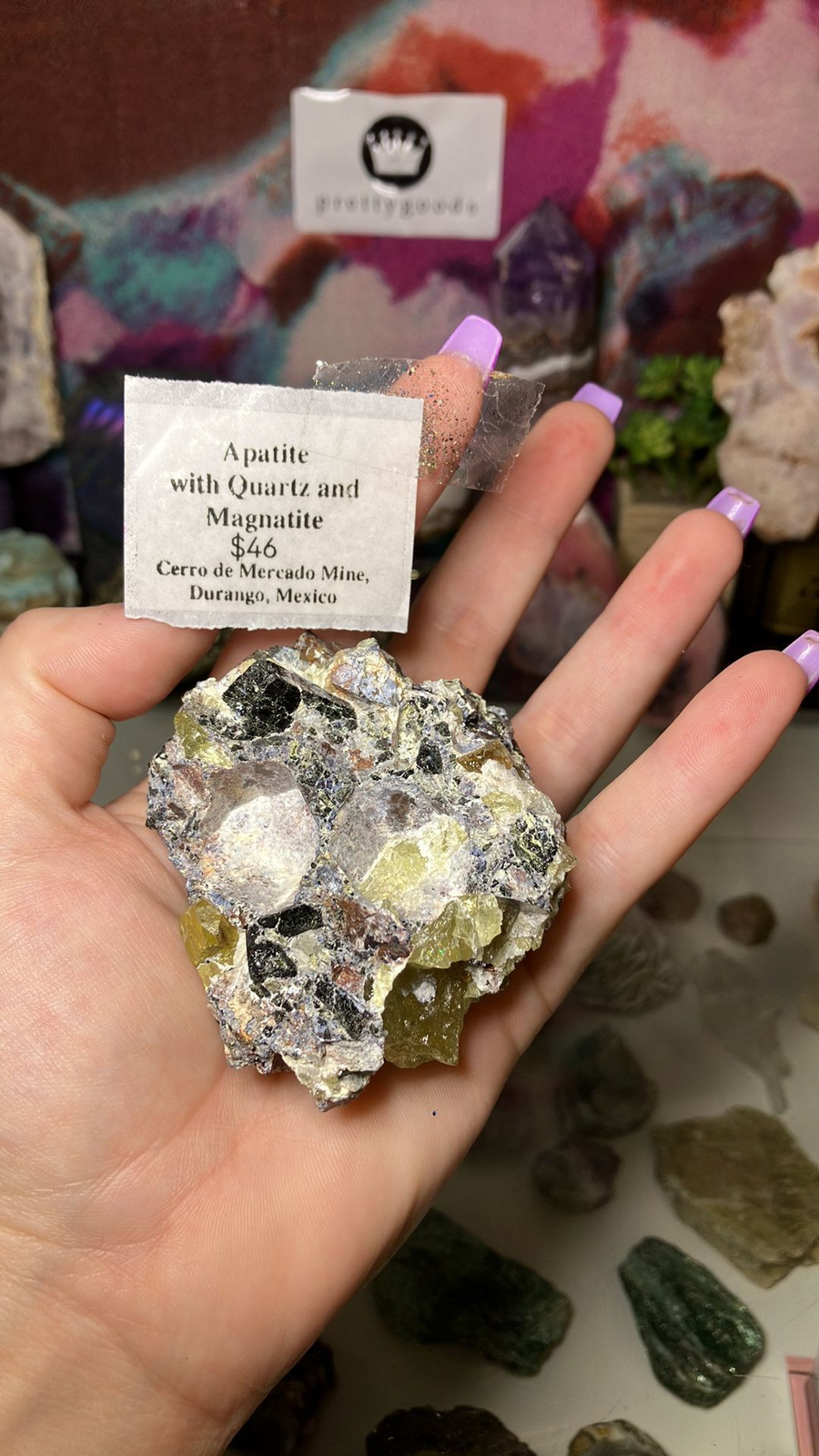 Apatite with Quartz and Magnetite