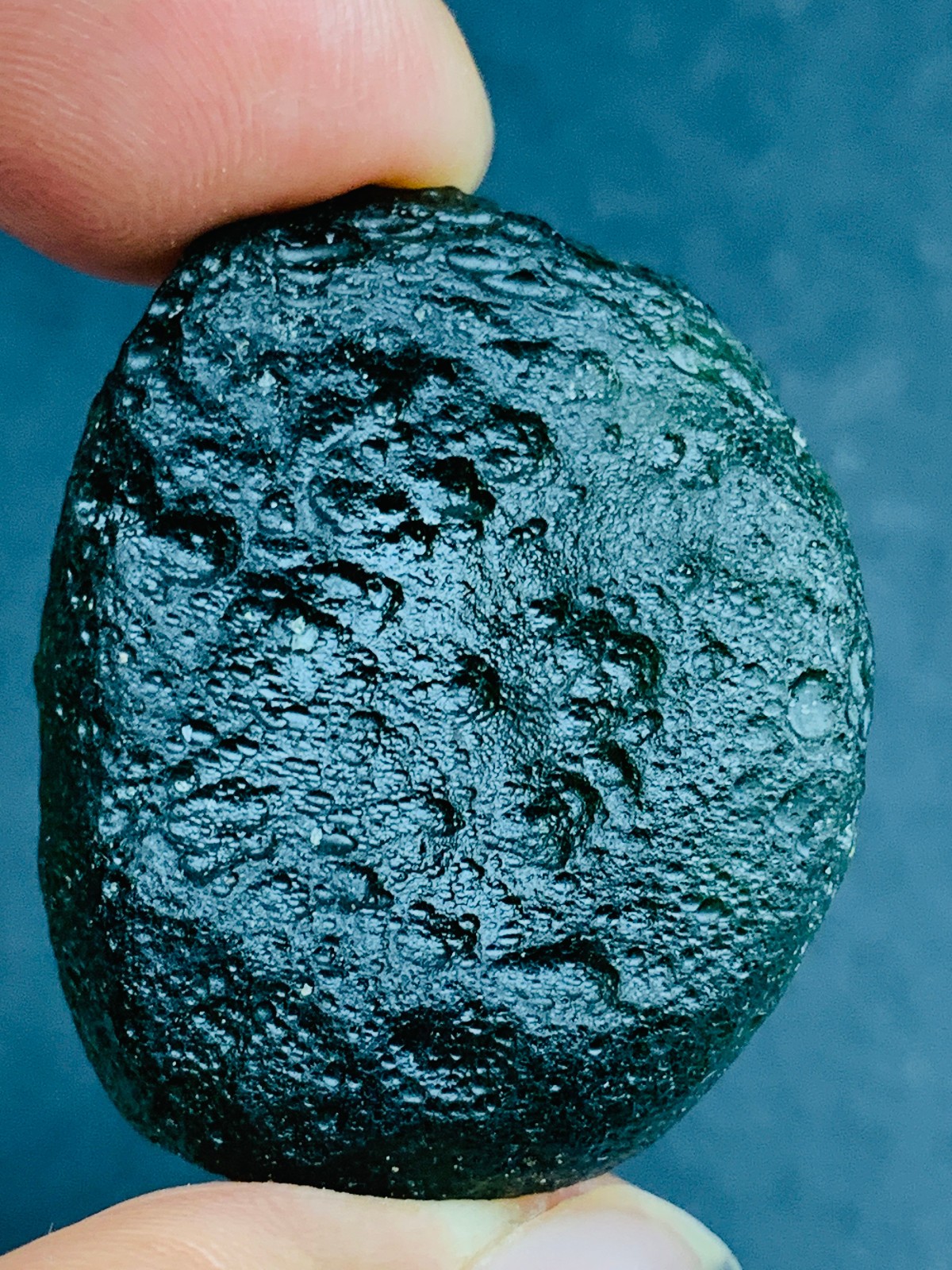 TOP Moldavite Raw Moldavite Crystal from Czech Republic PICcertificate 69CT