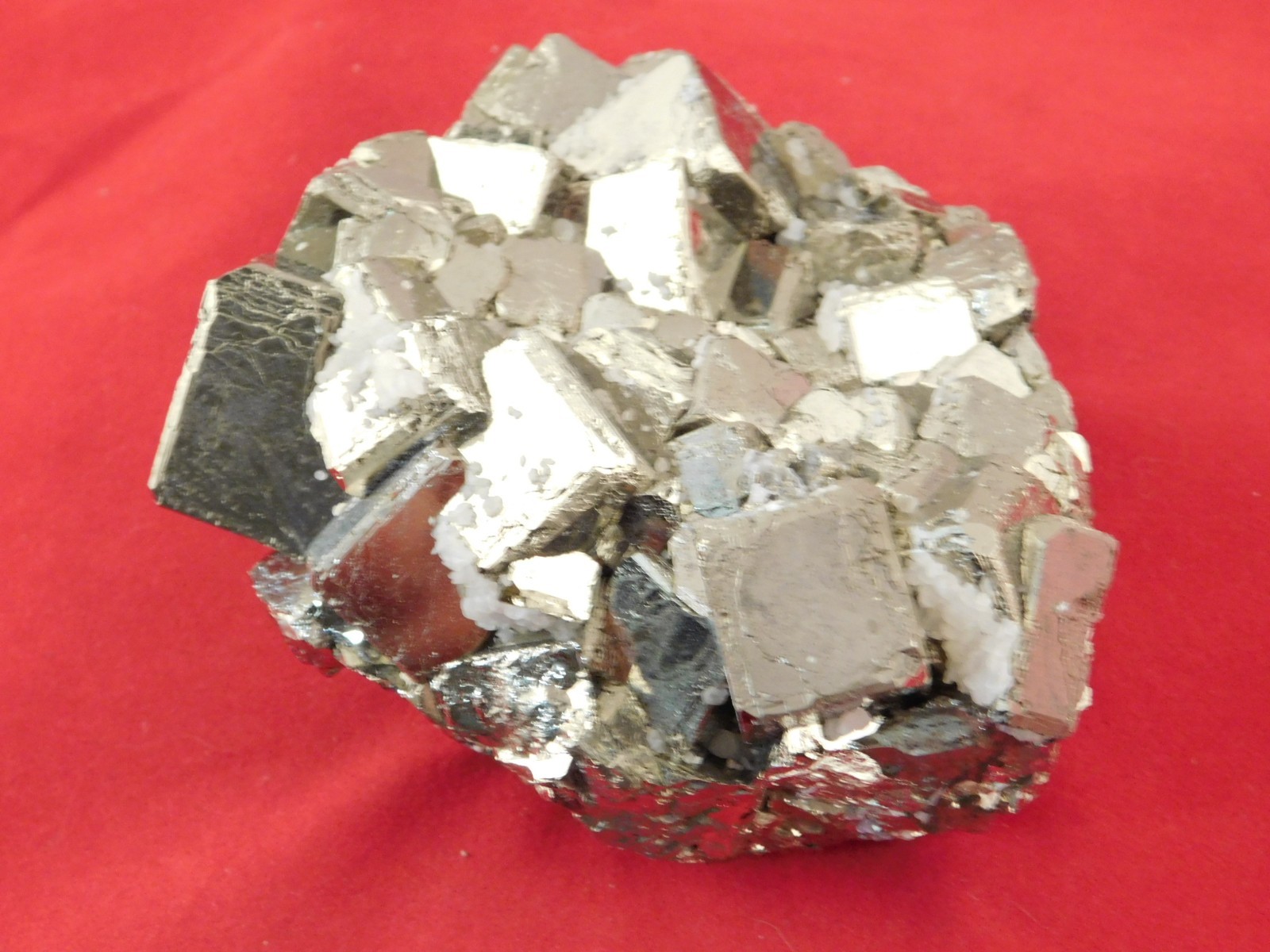 Big! Nice and 100% Natural Pyrite CUBE Cluster Huanzala Mine Peru 764gr