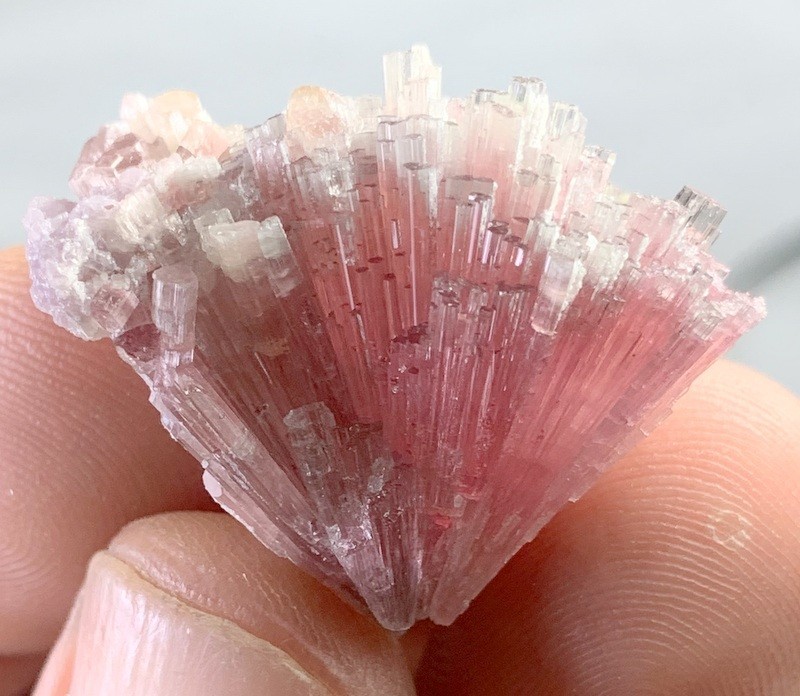 42 Carats beautiful Pink Tourmaline Crystals bunch Specimen from Afghanistan