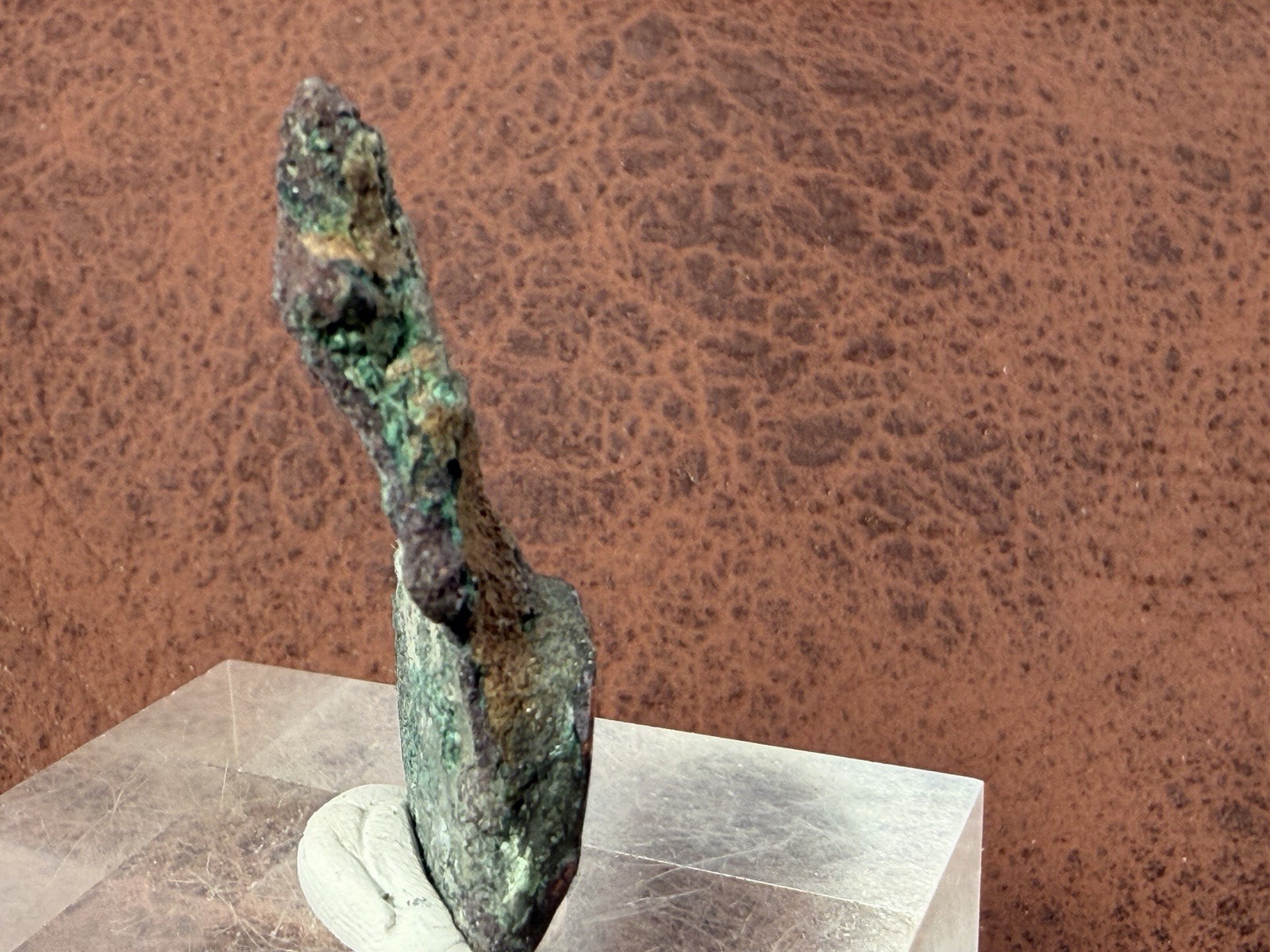 Natural Oxidized Green Glacial Float Copper with Buffed Finish, Michigan 16.1 g