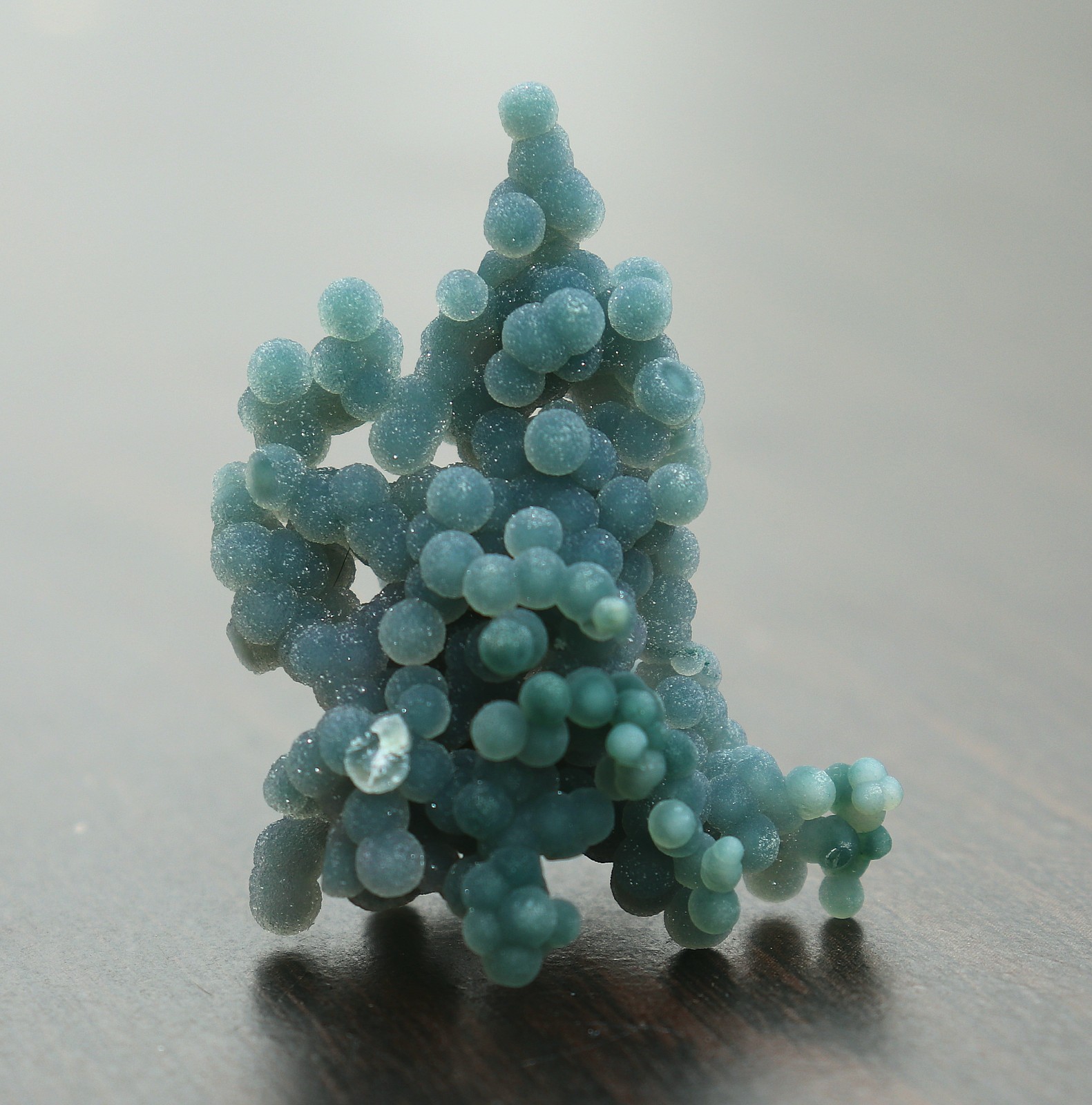 Green Grape Agate From Indonesia Satiny Purple Color WOW 4.5 cms (: