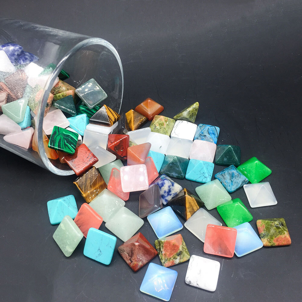 Wholesale 2024 New Chakra Pyramid Natural Stone Crystal Healing Spirituality