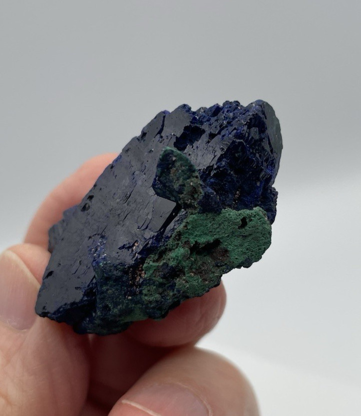 ~ 1 5/8” high x 1 1/4” x 3/4” depth, AZURITE, Milpillas Mine, Mexico