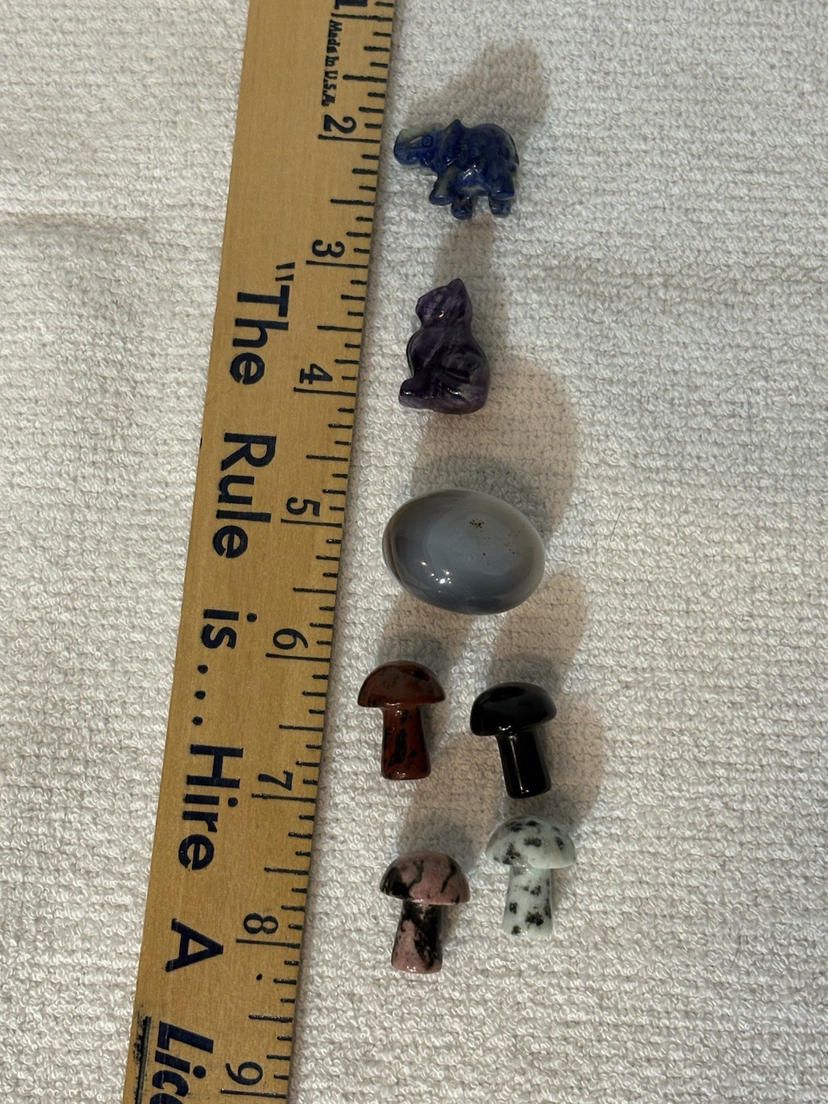 Lot Of 15 Crystal Gemstone Mini Animals And Figures Reikee Meditation