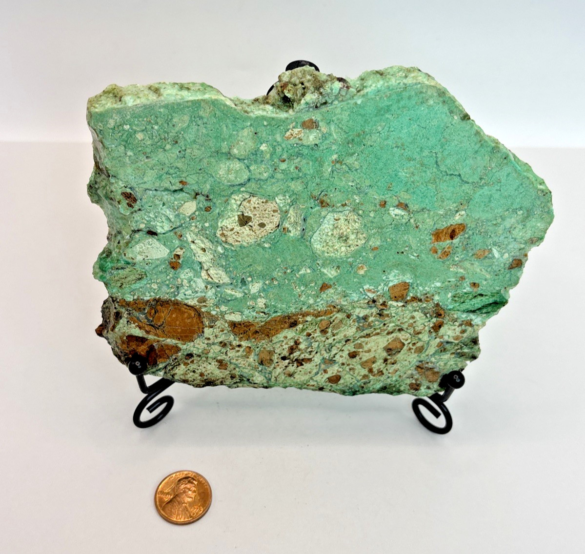 Beautiful Green Turquoise Slab Specimen 246 Grams