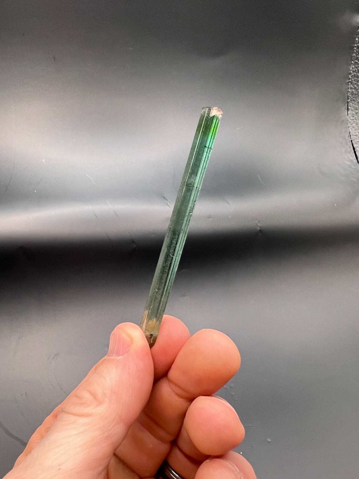 Watermelon Tourmaline Brazil 8.5 Grams Sharp Termination 3 7/16″
