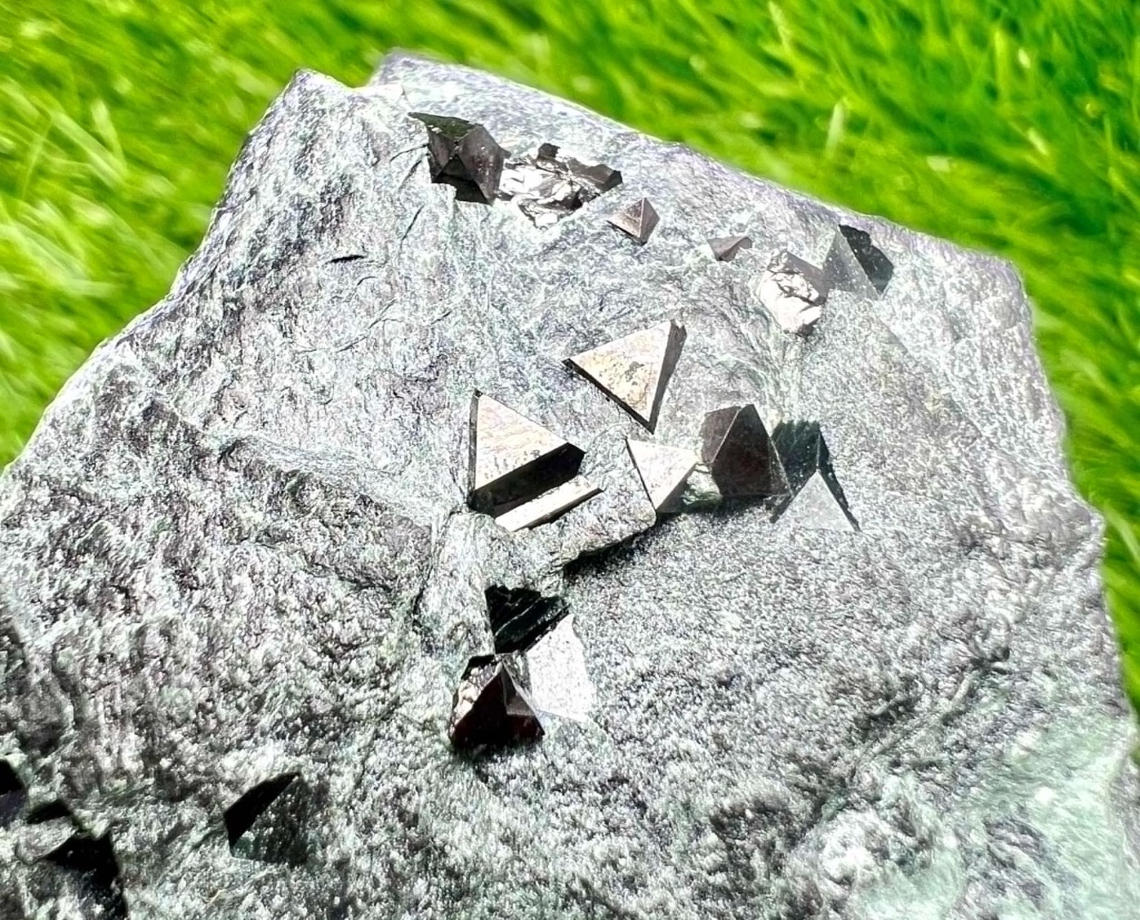 123 GM Magnetite Crystals On Matrix From Skardu Pakistan