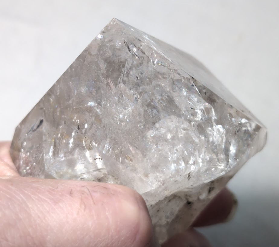 Medium Herkimer Diamond Quartz Crystal Point 3.5″ 15 oz Fonda NY