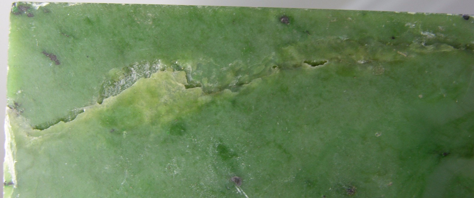 1760g Russia 100% Natural Rough Green Jade Block Specimen 3 lb 14 1/8 oz 86mm