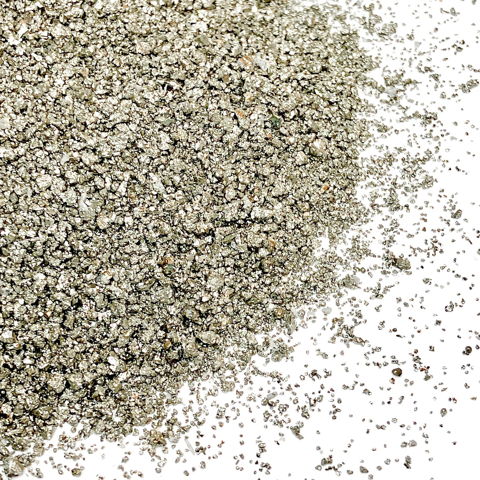 Crushed Cocada Pyrite Sand, 0.25mm-2mm for Resin Jewelry & Art, Closeout Deal