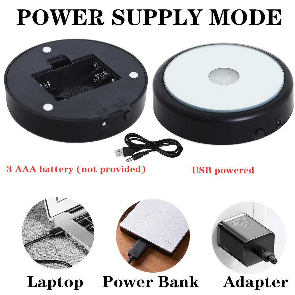 LED Light Base Non-Slip Round Display Stand in A Variety of ColorsSuitable fo…