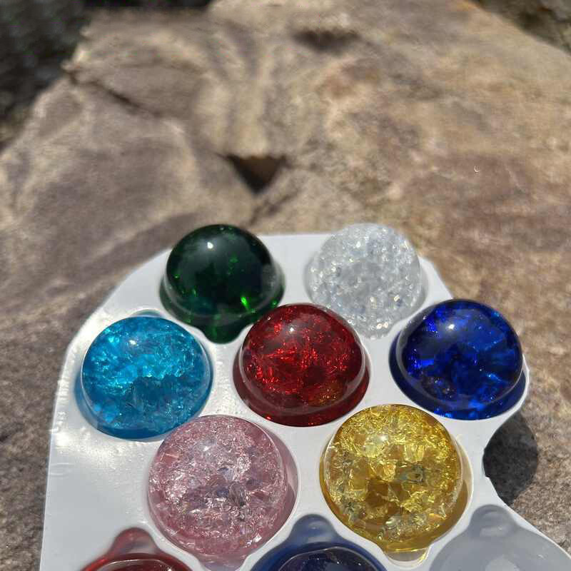 Crystal Ice Crack Ball Quartz Glass Marbles Glass Sphere Living Room Home Decor
