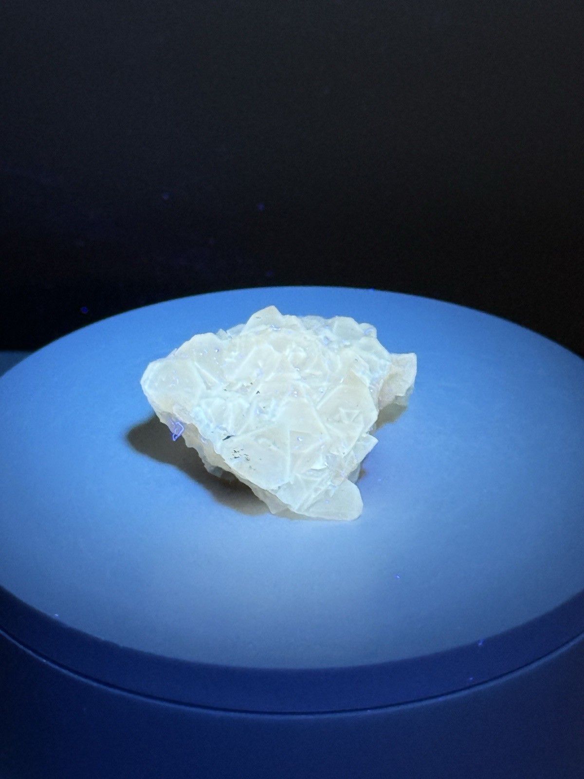 ETHEREAL Merkaba Calcite Fluorescent & Phosphorescent Mineral Specimen – Mexico