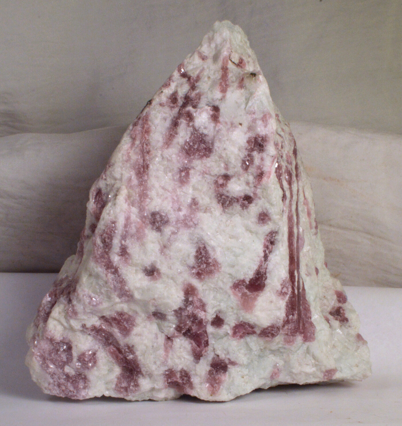 #5643 Rubellite Pink Tourmaline in matrix – Brazil – almost 1 1/2 pounds