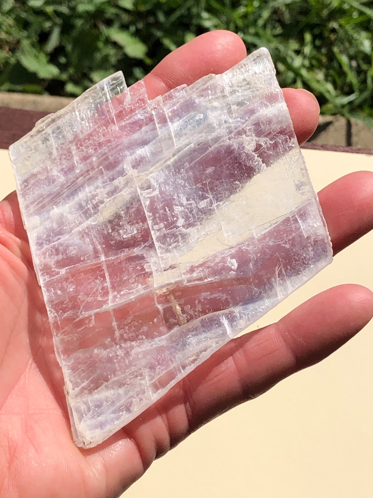 Lot of 5 Natural selenite gypsum mineral specimens 208.8 grams healing