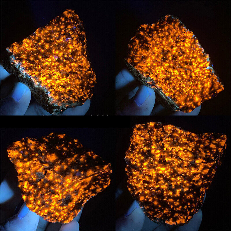 100g Natural Raw Rough Yooperlite Flame Fire Stone Mineral Specimen Decorations