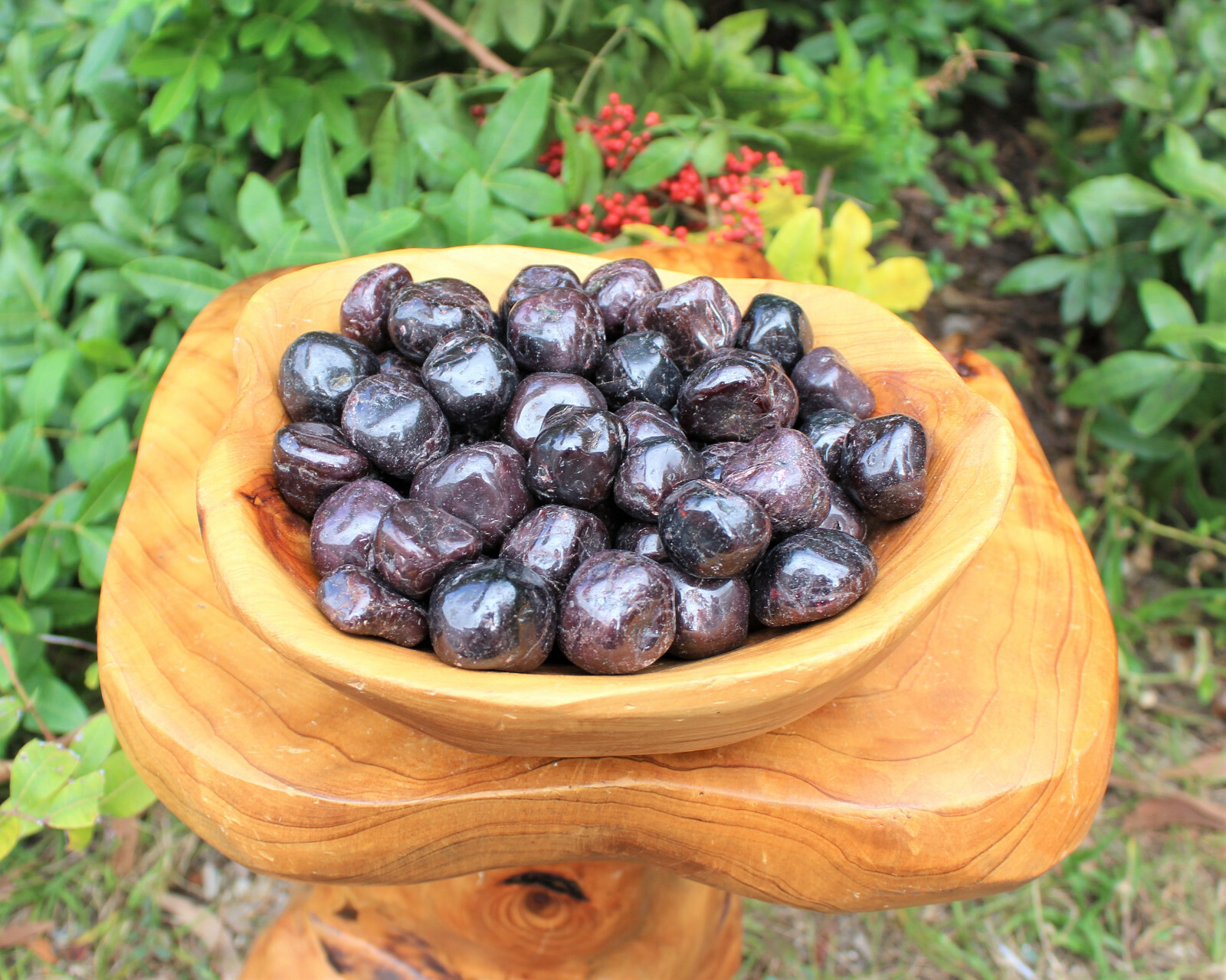 1 Garnet Tumbled Stone: Medium 0.75 – 1″ (Crystal Healing Reiki Chakra)