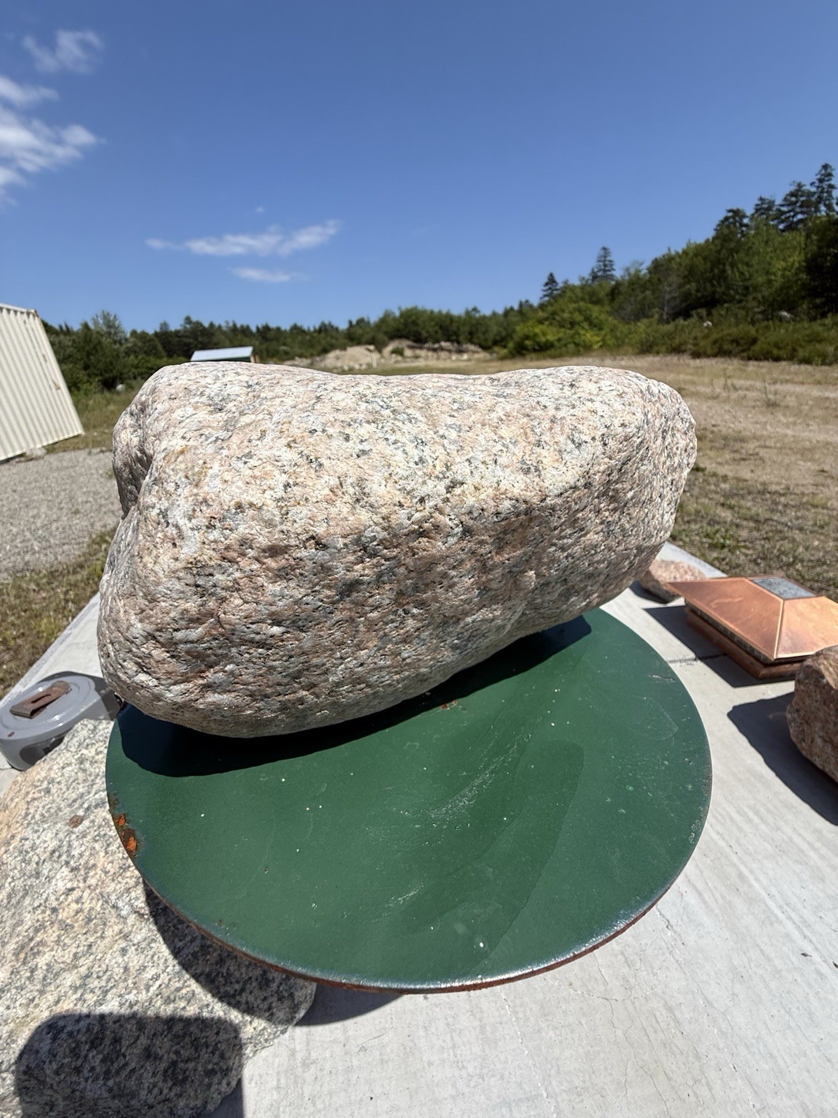 Da Vinci Stone™ No. 0001 One-of-One Maine Pink White Granite 10 lb Specimen