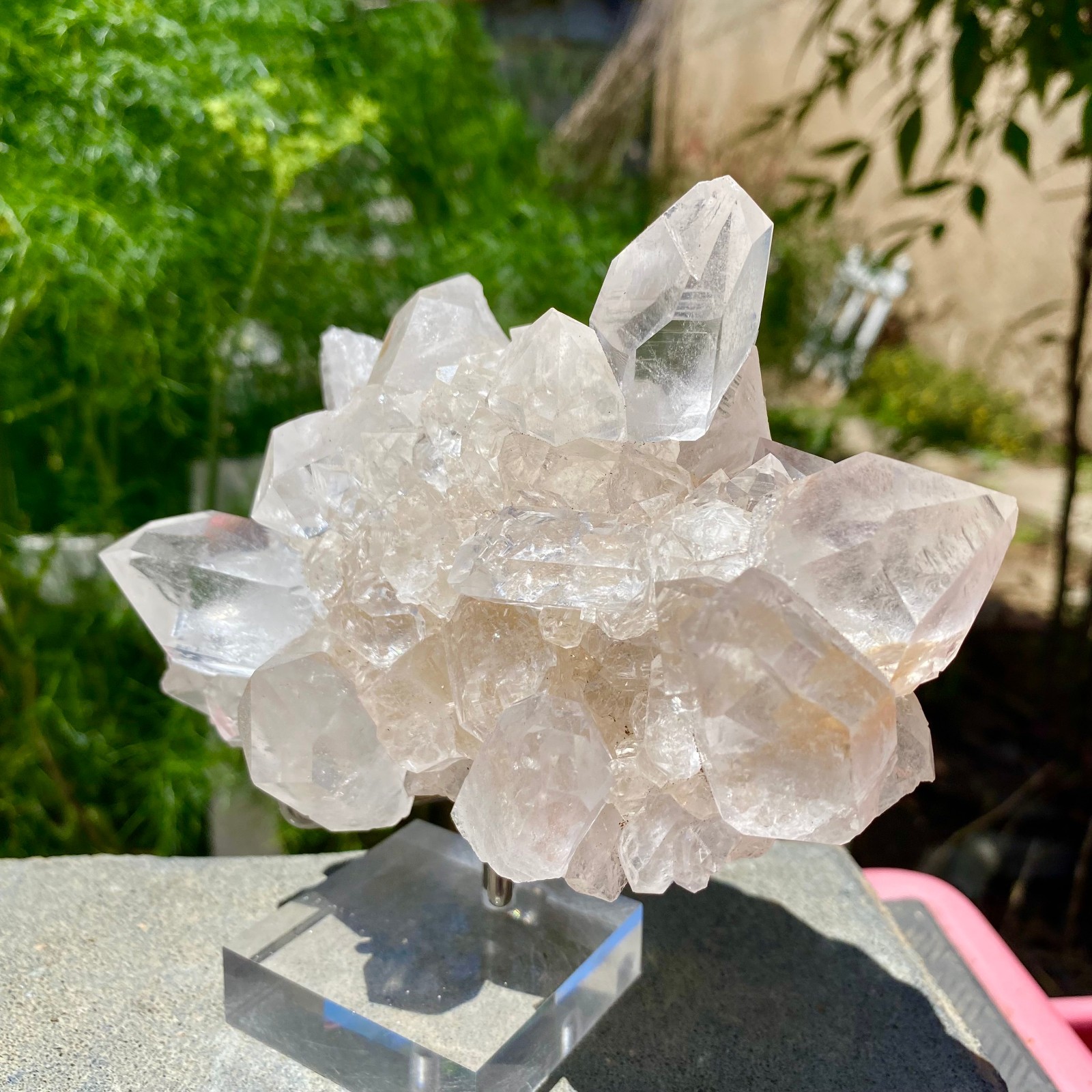 1.17LB Natural white Crystal Himalayan quartz cluster /mineralsls