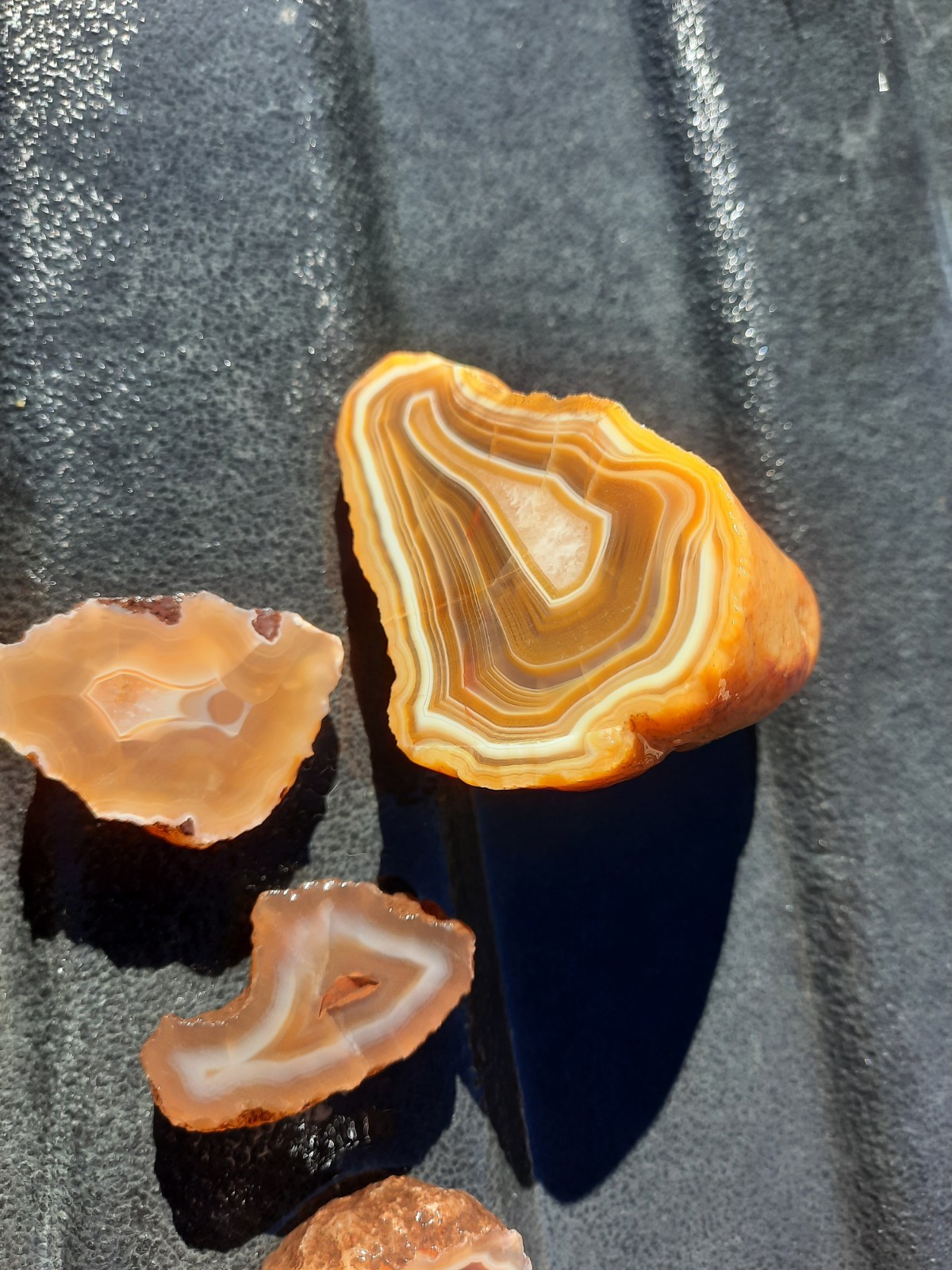 Mixed Agate Lot! Half Nodules Rough! 1 Lb.