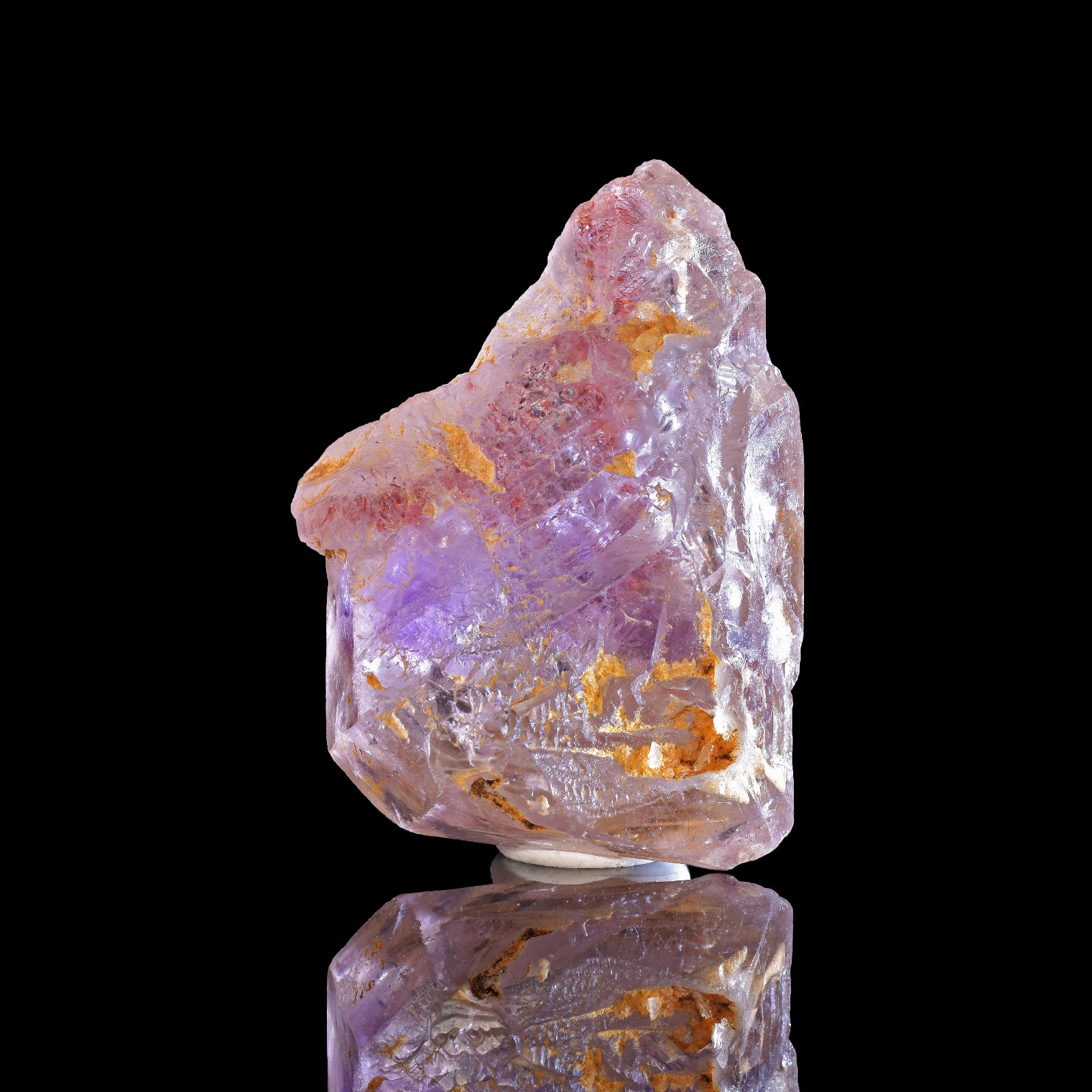 Rare Tibetan Super Seven Nirvana Ice Amethyst Smoky Quartz Fenster Crystal