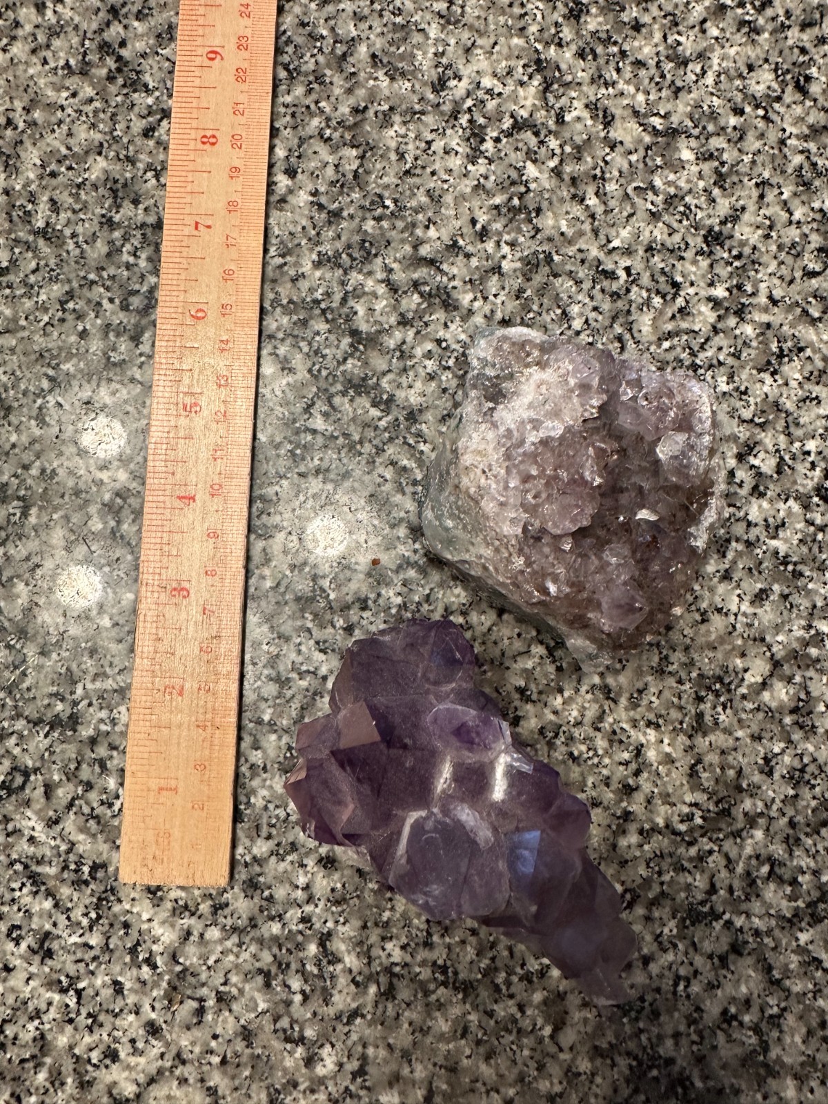 Amethyst Geodes & Agate Slices – Inherited Collection (5 Pieces)