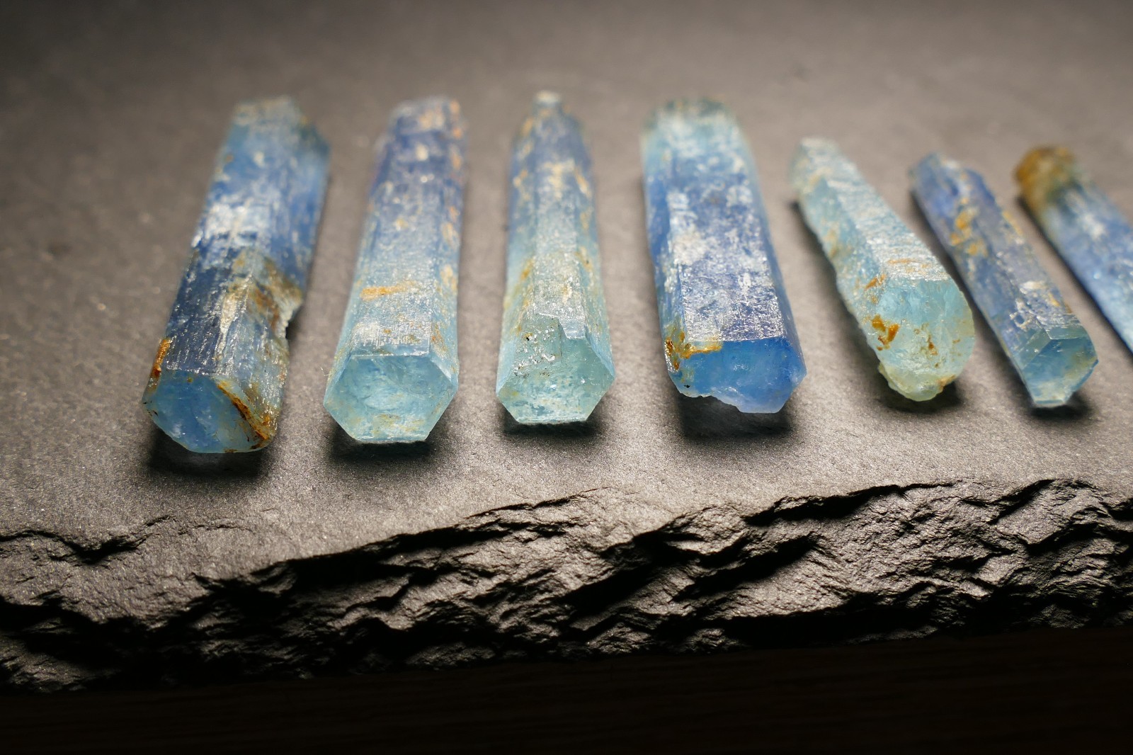 Well formed Natural Aquamarine Crystals 2.02