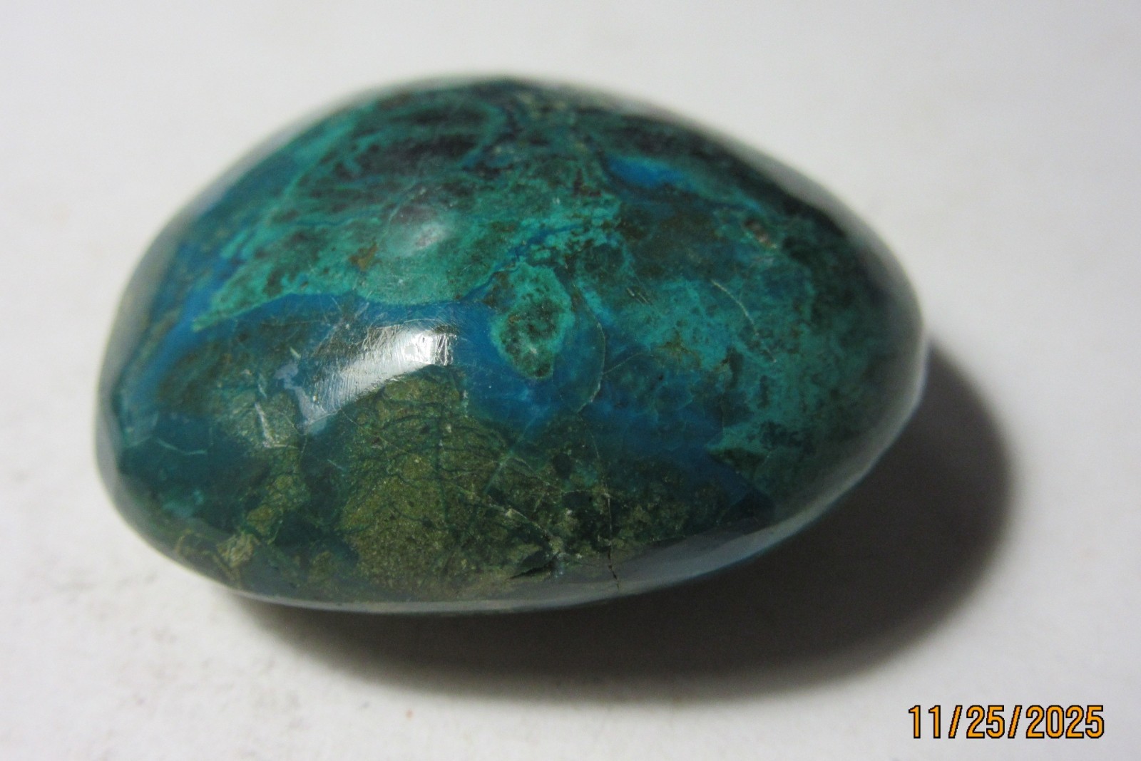 Tumbled Chrysocolla Multicolor 1 1/4 Inch Gemstone Collectible TCMGC-1.25