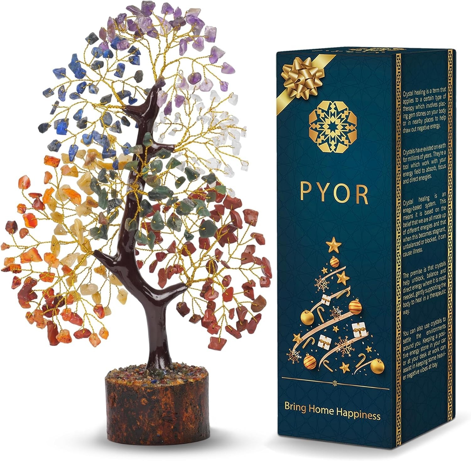 Chakra Tree Of Life Decor – Crystals, Birthday Gifts For Women – House Warming