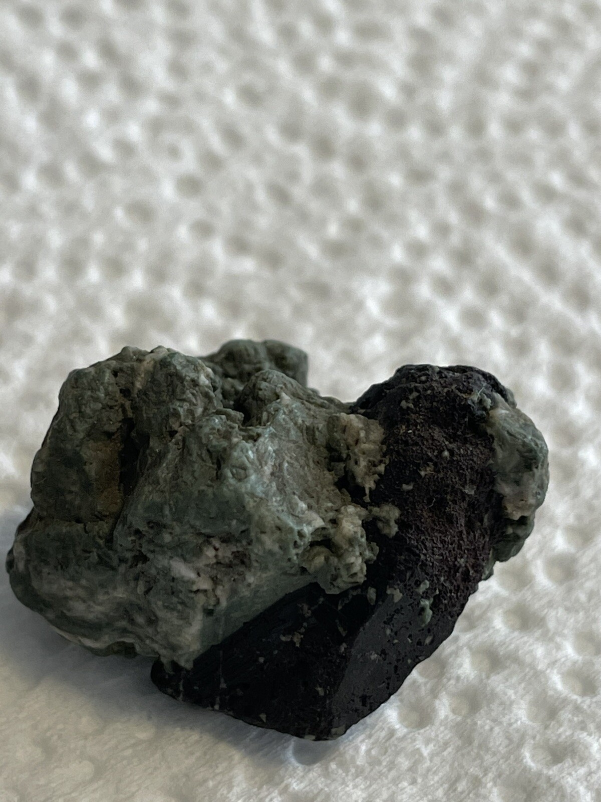 Neptunite Embedded In Blue/green Schist Ore